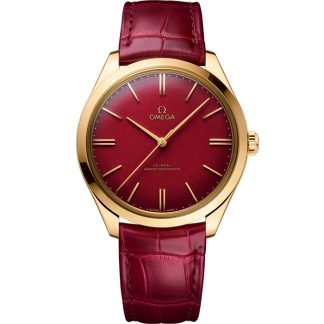 Omega 125th Anniversary Edition De Ville Trésor 40 mm, żółte złoto na skórzanym pasku 435.53.40.21.11.001