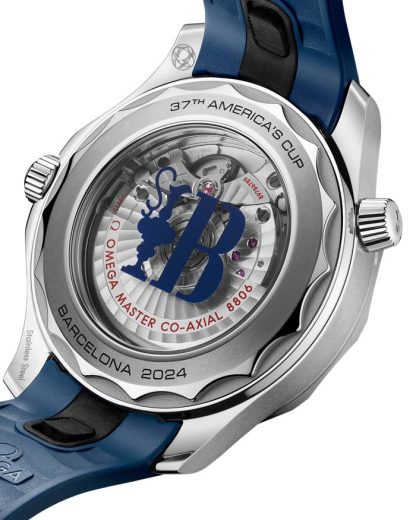 Omega America's Cup Seamaster Diver 300M 42 mm, stalowy na gumowym pasku 210.32.42.20.04.002 - obrazek 5