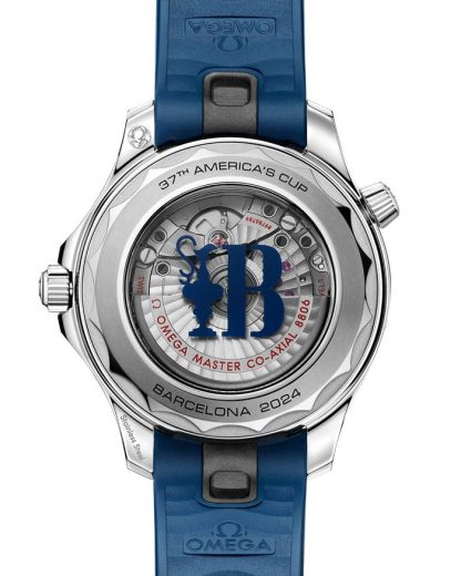 Omega America's Cup Seamaster Diver 300M 42 mm, stalowy na gumowym pasku 210.32.42.20.04.002 - obrazek 2