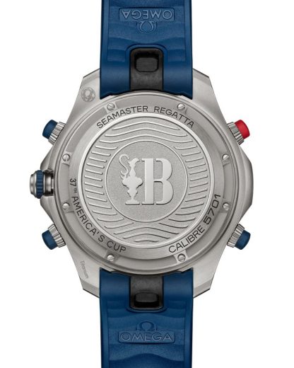 Omega America's Cup Seamaster Regatta 46,75 mm, tytan na gumowym pasku 216.92.46.79.10.001 - obrazek 2