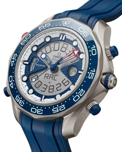 Omega America's Cup Seamaster Regatta 46,75 mm, tytan na gumowym pasku 216.92.46.79.10.001 - obrazek 3