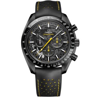 Omega Apollo 8 Speedmaster Dark Side of the Moon 44,25 mm, czarna ceramika na gumowym pasku 310.92.44.50.01.001