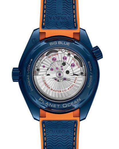 Omega Big Blue Seamaster Planet Ocean 600M 45,5 mm, niebieska ceramika na gumowym pasku 215.92.46.22.03.001 - obrazek 2