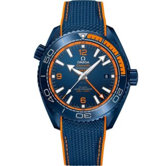 Omega Big Blue Seamaster Planet Ocean 600M 45,5 mm, niebieska ceramika na gumowym pasku 215.92.46.22.03.001