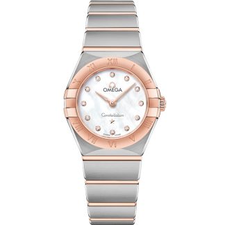 Omega Constellation 25 mm, stal - złoto Sedna™ na stali - złoto Sedna™ 131.20.25.60.55.001