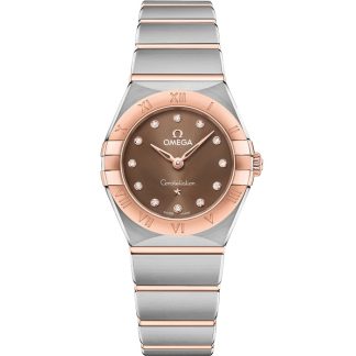 Omega Constellation 25 mm, stal - złoto Sedna™ na stali - złoto Sedna™ 131.20.25.60.63.001