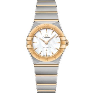 Omega Constellation 25 mm, stal - żółte złoto na stali - żółte złoto 131.20.25.60.05.002