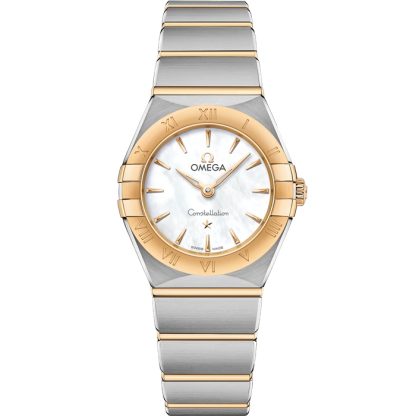 Omega Constellation 25 mm, stal - żółte złoto na stali - żółte złoto 131.20.25.60.05.002