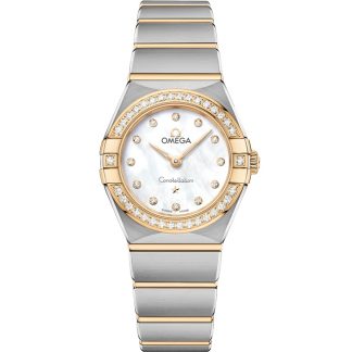 Omega Constellation 25 mm, stal - żółte złoto na stali - żółte złoto 131.25.25.60.55.002