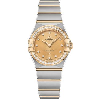 Omega Constellation 25 mm, stal - żółte złoto na stali - żółte złoto 131.25.25.60.58.001