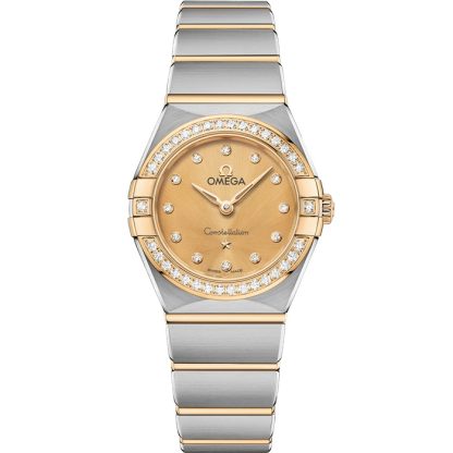 Omega Constellation 25 mm, stal - żółte złoto na stali - żółte złoto 131.25.25.60.58.001
