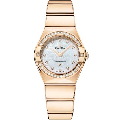 Omega Constellation 25 mm, złoto Moonshine™ na złocie Moonshine™ 131.55.25.60.55.003