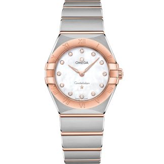Omega Constellation 28 mm, stal - Sedna™ złoto na stali - Sedna™ złoto 131.20.28.60.55.001