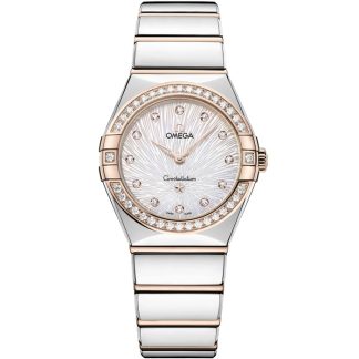 Omega Constellation 28 mm, stal - Sedna™ złoto na stali - Sedna™ złoto 131.25.28.60.55.003