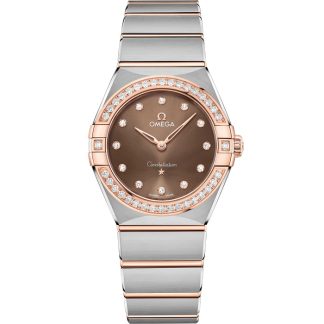 Omega Constellation 28 mm, stal - Sedna™ złoto na stali - Sedna™ złoto 131.25.28.60.63.001