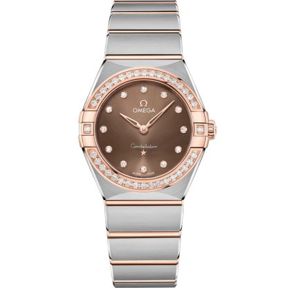 Omega Constellation 28 mm, stal - Sedna™ złoto na stali - Sedna™ złoto 131.25.28.60.63.001