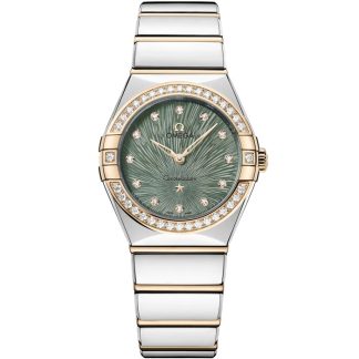 Omega Constellation 28 mm, stal - złoto Moonshine™ na stali - złoto Moonshine™ 131.25.28.60.60.001
