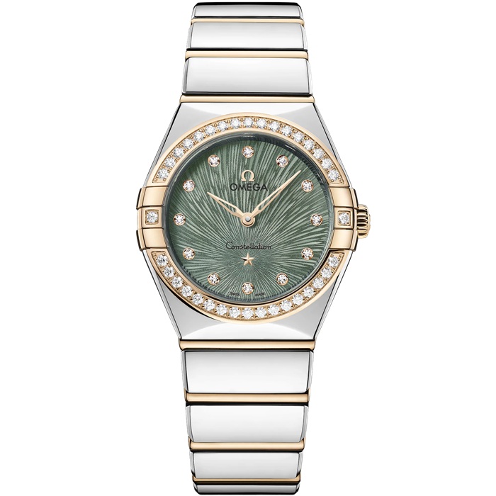 Omega Constellation 28 mm, stal - złoto Moonshine™ na stali - złoto Moonshine™ 131.25.28.60.60.001