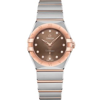 Omega Constellation 28 mm, stal - złoto Sedna™ na stali - złoto Sedna™ 131.20.28.60.63.001