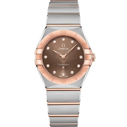 Omega Constellation 28 mm, stal - złoto Sedna™ na stali - złoto Sedna™ 131.20.28.60.63.001