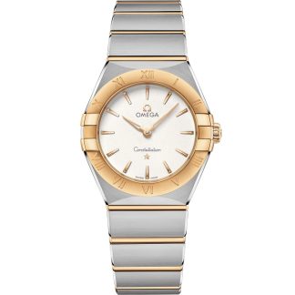 Omega Constellation 28 mm, stal - żółte złoto na stali - żółte złoto 131.20.28.60.02.002