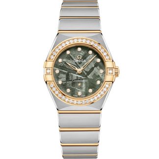 Omega Constellation 28 mm, stal - żółte złoto na stali - żółte złoto 131.25.28.60.99.002
