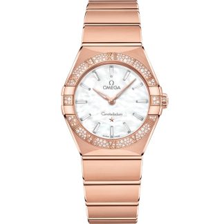 Omega Constellation 28 mm, złoto Sedna™ na złotym pasku Sedna™ 131.55.28.60.55.003