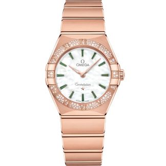 Omega Constellation 28 mm, złoto Sedna™ na złotym pasku Sedna™ 131.55.28.60.55.005