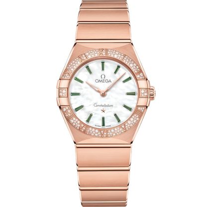 Omega Constellation 28 mm, złoto Sedna™ na złotym pasku Sedna™ 131.55.28.60.55.005