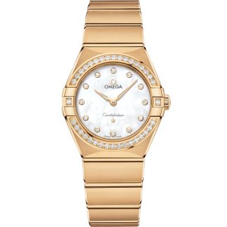 Omega Constellation 28 mm, żółte złoto na żółtym złocie 131.55.28.60.55.002