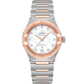 Omega Constellation 29 mm, stal - Sedna™ złoto na stali - Sedna™ złoto 131.20.29.20.55.001