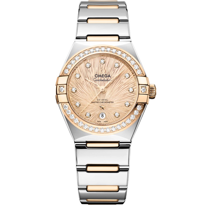 Omega Constellation 29 mm, stal - złoto Moonshine™ na stali - złoto Moonshine™ 131.25.29.20.58.002