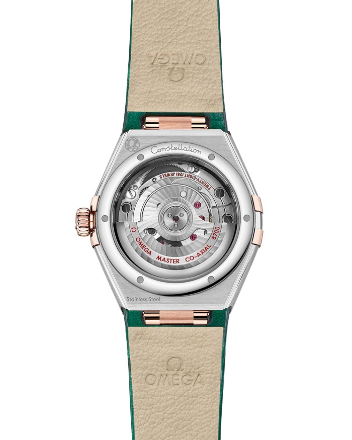 Omega Constellation 29 mm, stal - złoto Sedna™ na skórzanym pasku 131.23.29.20.99.001 - obrazek 2