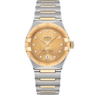 Omega Constellation 29 mm, stal - żółte złoto na stali - żółte złoto 131.20.29.20.58.001
