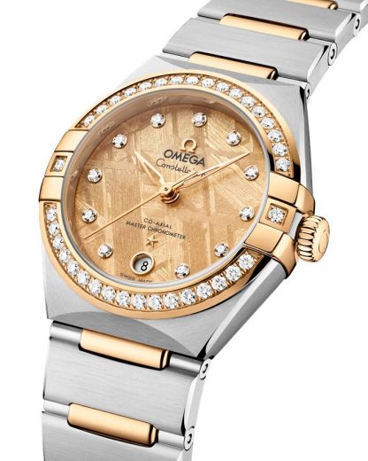Omega Constellation 29 mm, stal - żółte złoto na stali - żółte złoto 131.25.29.20.99.002 - obrazek 5