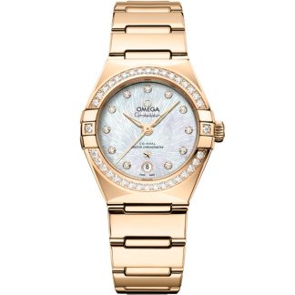 Omega Constellation 29 mm, złoto Moonshine™ na złocie Moonshine™ 131.55.29.20.55.003