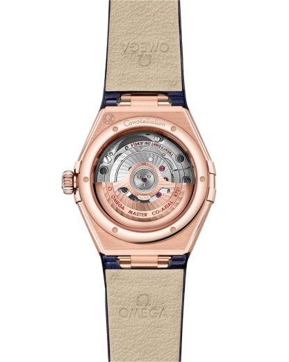 Omega Constellation 29 mm, złoto Sedna™ na skórzanym pasku 131.53.29.20.53.003 - obrazek 2