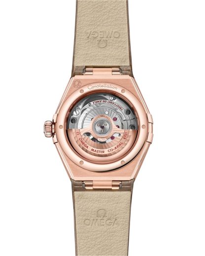 Omega Constellation 29 mm, złoto Sedna™ na skórzanym pasku 131.53.29.20.55.002 - obrazek 2