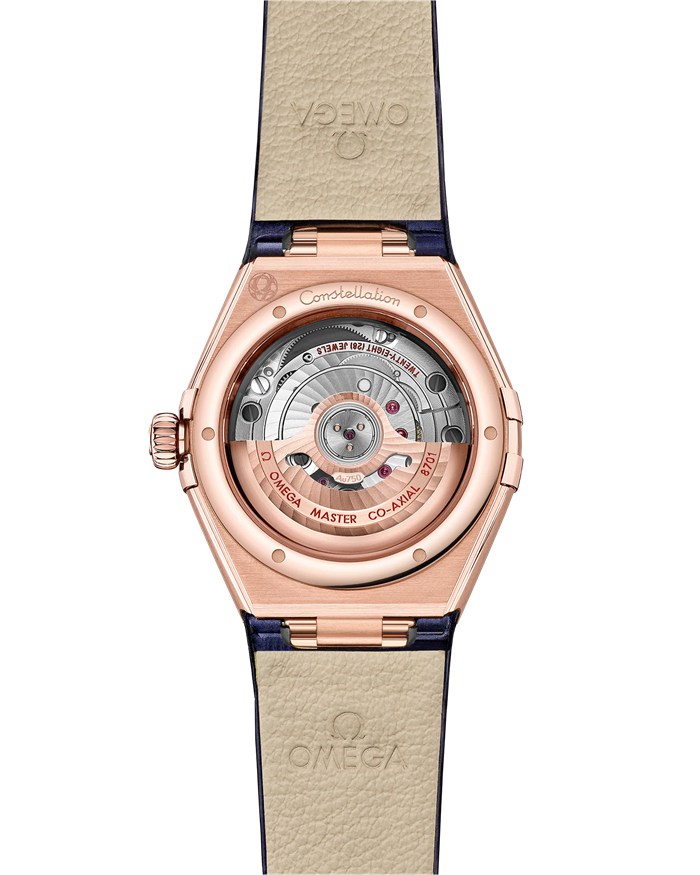 Omega Constellation 29 mm, złoto Sedna™ na skórzanym pasku 131.58.29.20.53.003 - obrazek 2