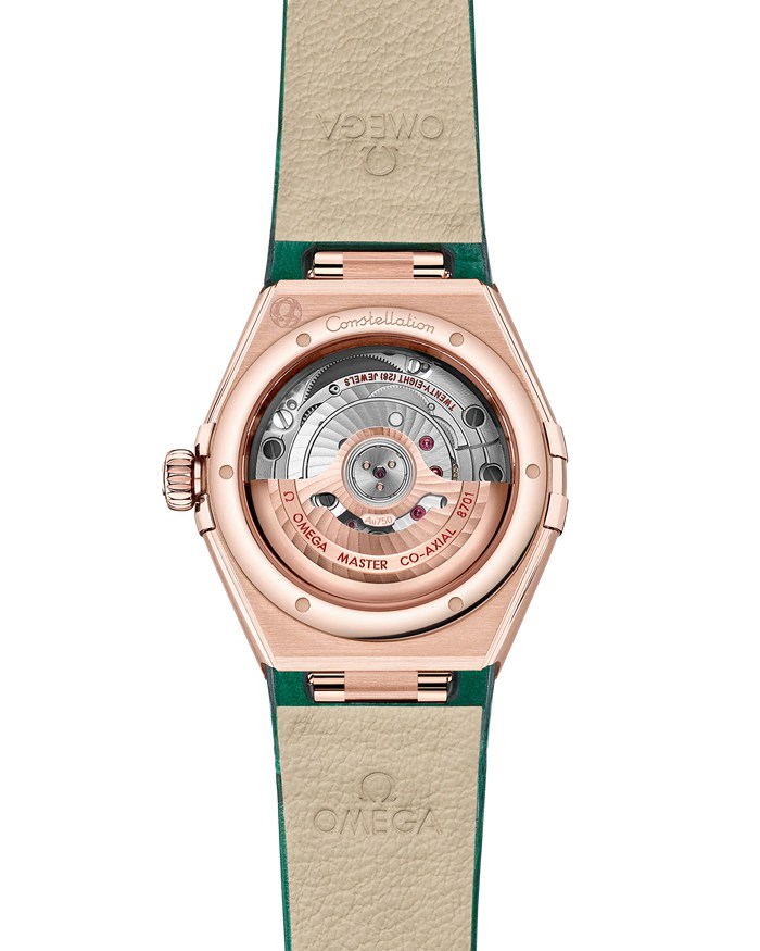 Omega Constellation 29 mm, złoto Sedna™ na skórzanym pasku 131.58.29.20.99.004 - obrazek 2