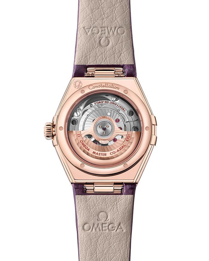 Omega Constellation 29 mm, złoty Sedna™ na aligatorze 131.58.29.20.60.002 - obrazek 2