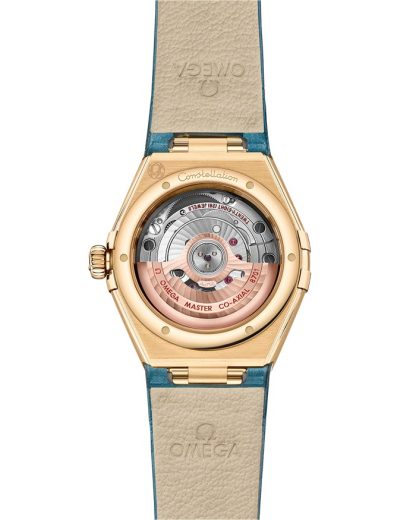 Omega Constellation 29 mm, żółte złoto na skórzanym pasku 131.53.29.20.52.001 - obrazek 2