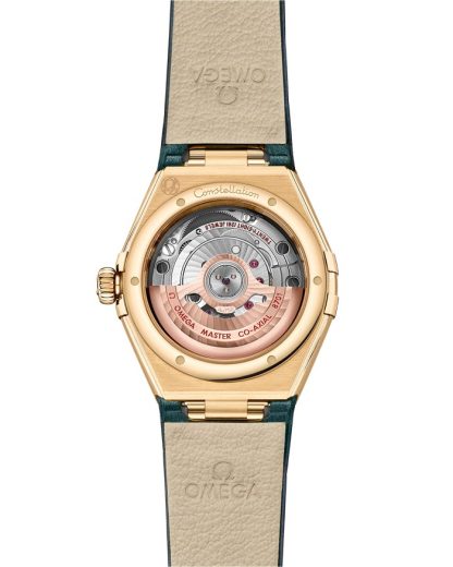 Omega Constellation 29 mm, żółte złoto na skórzanym pasku 131.53.29.20.55.001 - obrazek 2