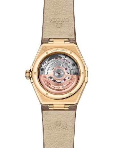 Omega Constellation 29 mm, żółte złoto na skórzanym pasku 131.58.29.20.52.001 - obrazek 2