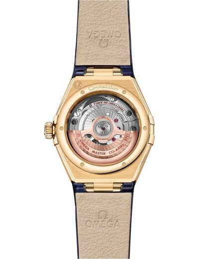 Omega Constellation 29 mm, żółte złoto na skórzanym pasku 131.58.29.20.53.001 - obrazek 2