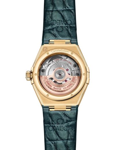 Omega Constellation 29 mm, żółte złoto na skórzanym pasku 131.58.29.20.99.002 - obrazek 2