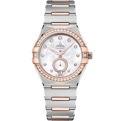 Omega Constellation 34 mm, stal - złoto Sedna™ na stali - złoto Sedna™ 131.25.34.20.55.001