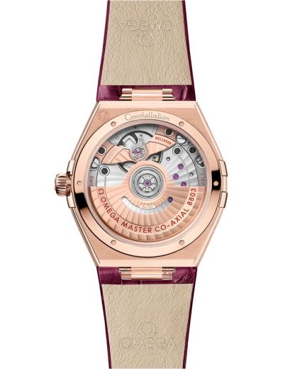 Omega Constellation 34 mm, złoto Sedna™ na skórzanym pasku 131.58.34.20.61.001 - obrazek 2