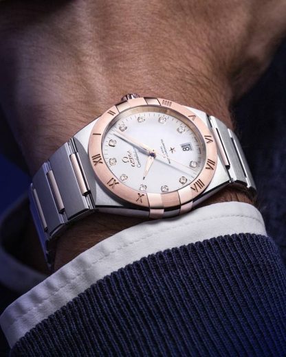 Omega Constellation 39 mm, stal - złoto Sedna™ na stali - złoto Sedna™ 131.20.39.20.52.001 - obrazek 5