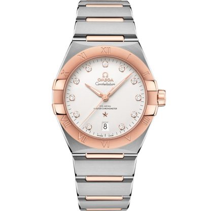 Omega Constellation 39 mm, stal - złoto Sedna™ na stali - złoto Sedna™ 131.20.39.20.52.001